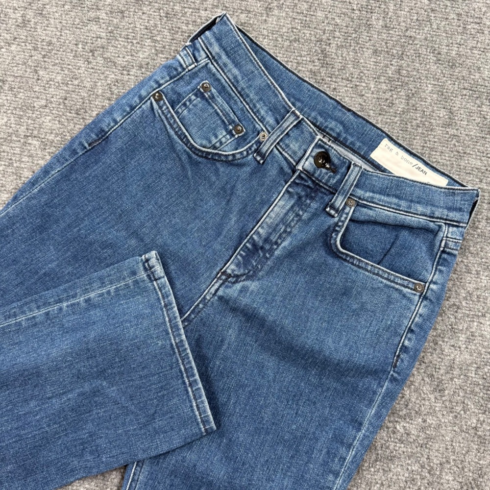 Rag & Bone Bootcut‎ Jeans 25W x 27L Blue Clean Indigo High Rise Women's